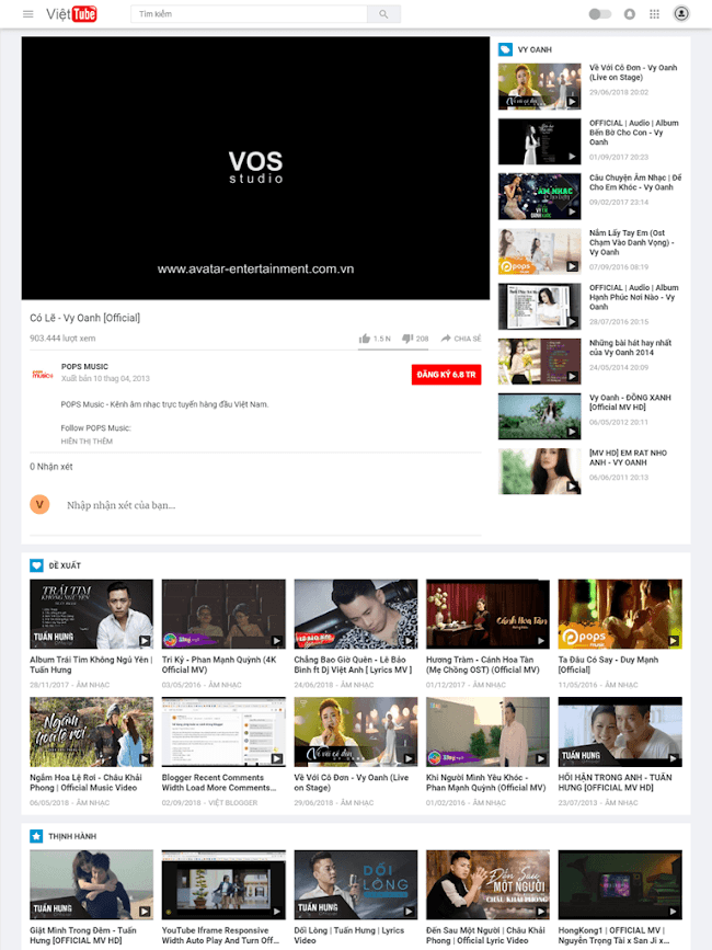 Template blogspot video đẹp mẫu số 2